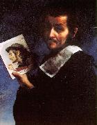 Carlo  Dolci Self Portrait_i Spain oil painting artist